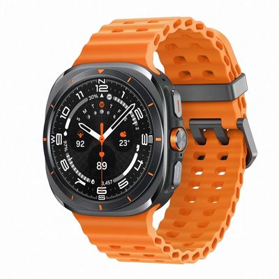 SAMSUNG Galaxy Watch Ultra สมาร์ทวอทช์ (47mm., ตัวเรือนสี Titanium Gray, สายสีส้ม) รุ่น SM-L705FDAATHL